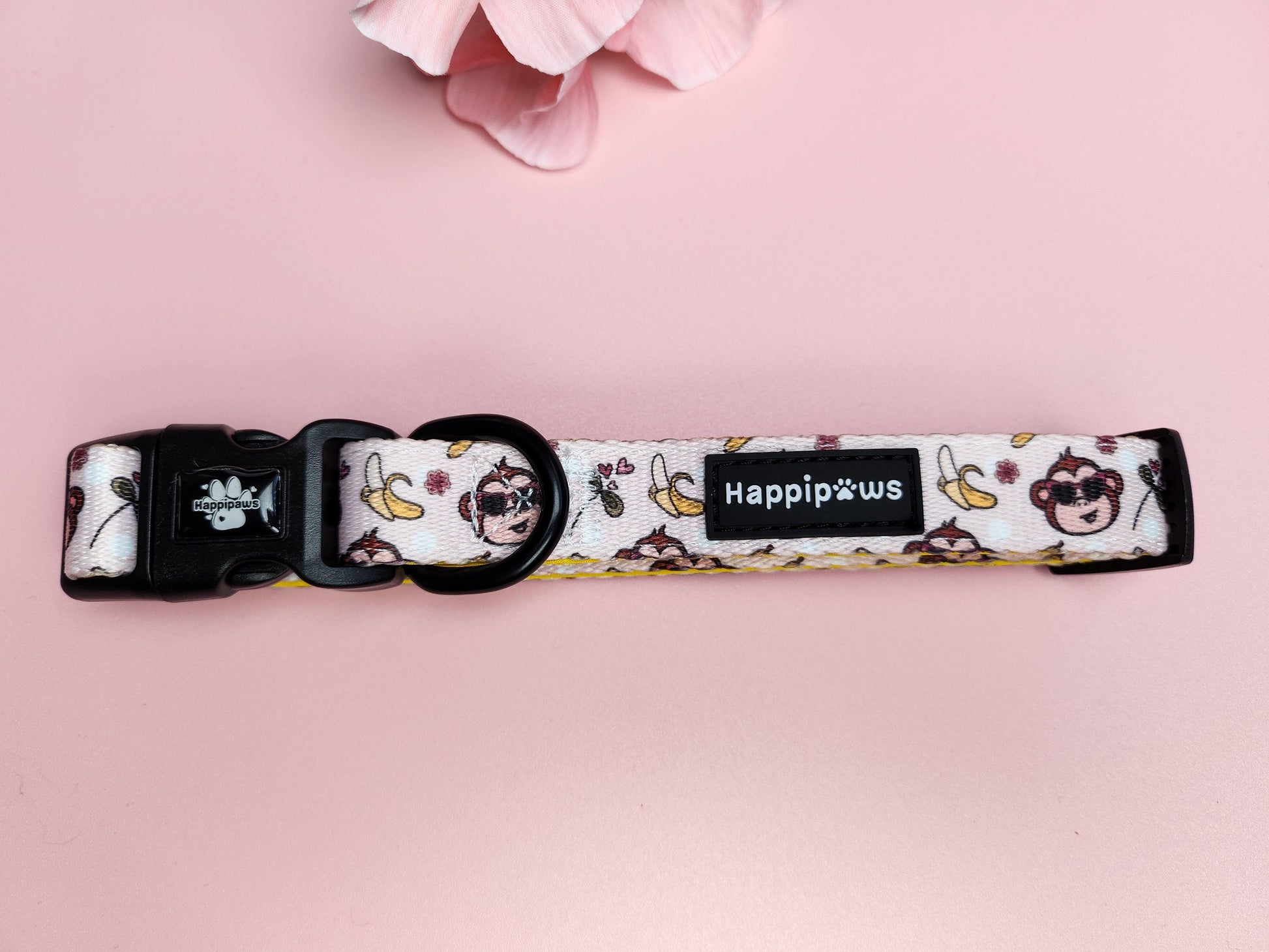 Happipaws Ltd Bananas About You Adjustable Dog Collar