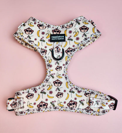 Bananas About You Adjustable Dog Harness - Happipaws Ltd