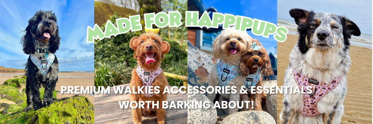 Happipaws Ltd premium walkies accessories & essentials made for Happipups